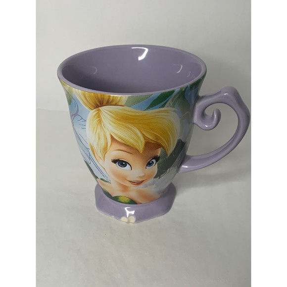 Disney Store Tinker Bell Fairy Tink 3D Ceramic Red coffee Mug Cup 16 oz - Picture 6 of 13